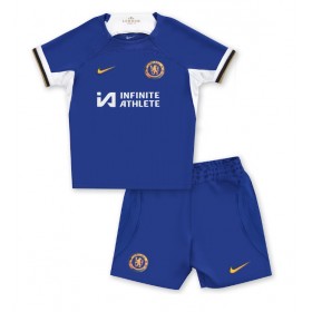 Baby Fußballbekleidung Chelsea Heimtrikot 2023-24 Kurzarm (+ kurze hosen)